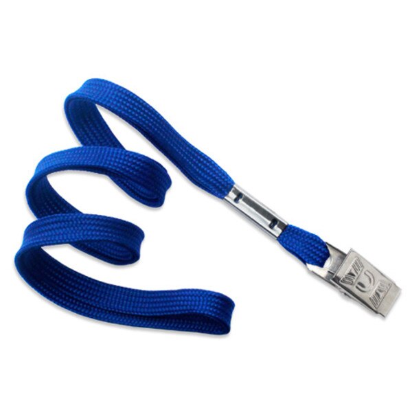 Royal Blue Flat Lanyard